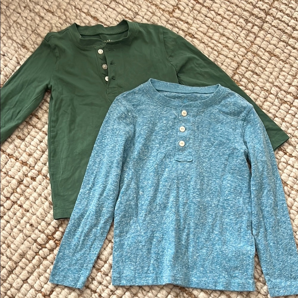 J.Crew boys henley tees